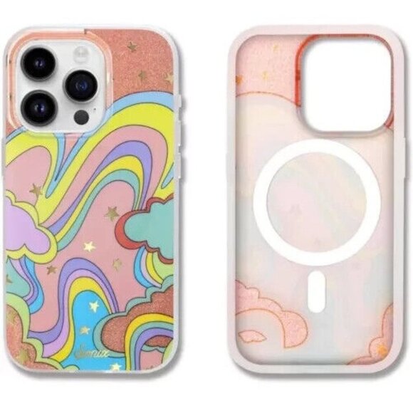 SONIX Case for iPhone 14 Pro Max MagSafe Compatible Illusion Pink Stars NIB NEW - Picture 1 of 3